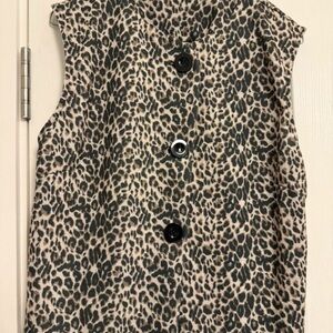 Leopard Print Women's Vest